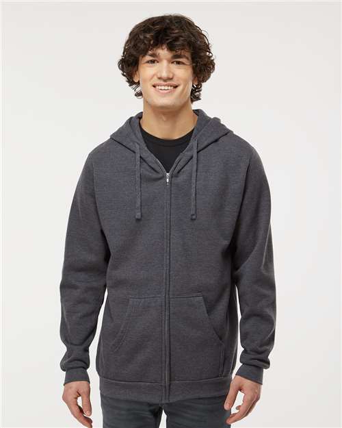 Unisex Zipper Fleece Hoodie - 3331