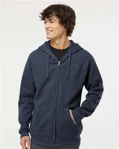 Unisex Zipper Fleece Hoodie - 3331