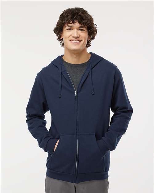Unisex Zipper Fleece Hoodie - 3331