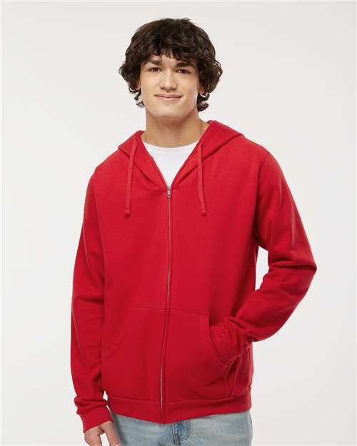 Unisex Zipper Fleece Hoodie - 3331