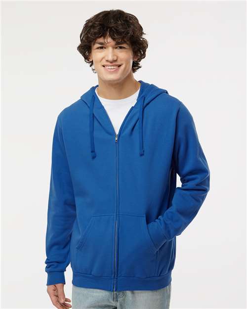 Unisex Zipper Fleece Hoodie - 3331