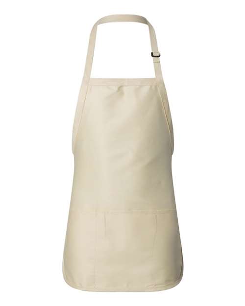 Full-Length Apron with Pouch Pocket - Q4250